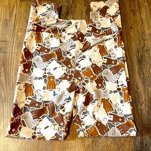 LuLaRoe L/XL Dog Leggings
